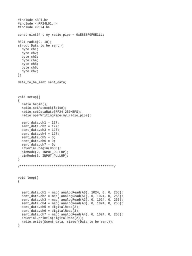 RC Transmitter | PDF | Computers