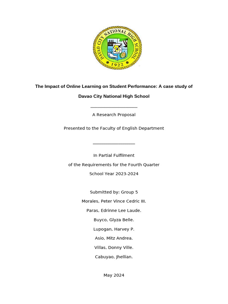 Online Learning's Impact on Student Performance | PDF | Educational ...
