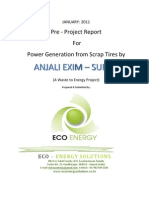 Pre Project Report for Waste Tire to Energy