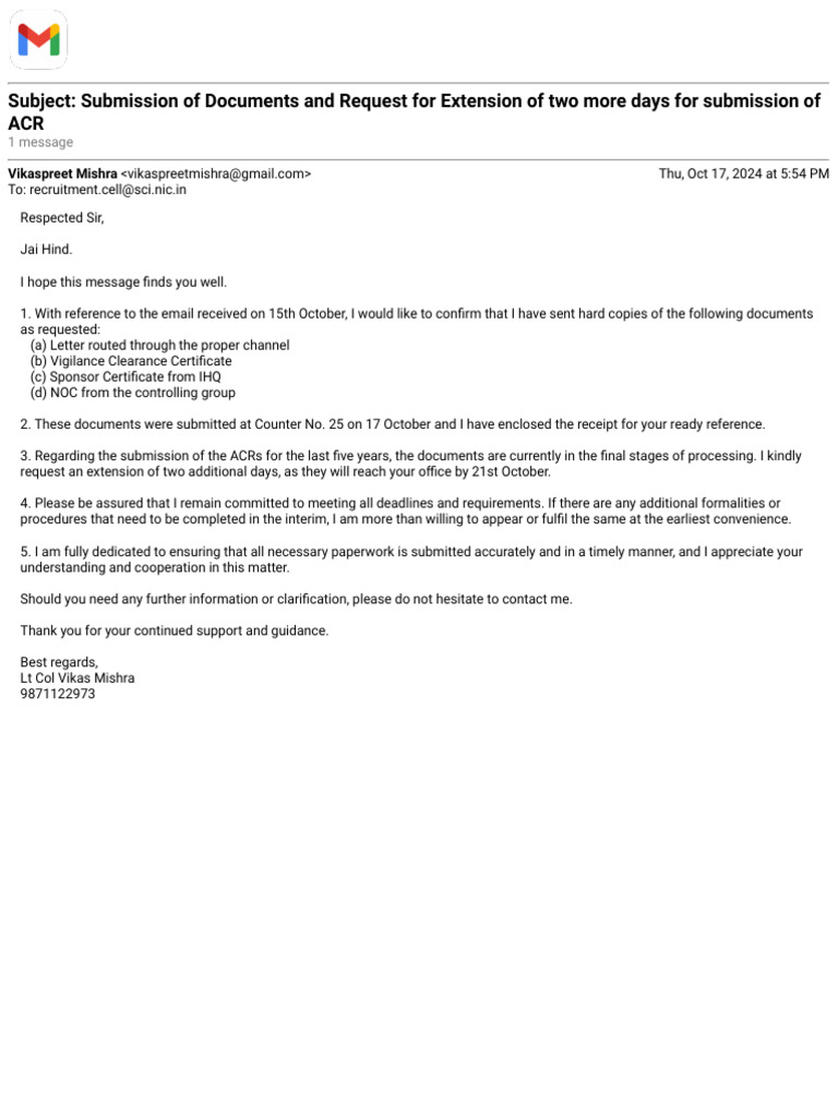Gmail - Subject - Submission of Documents and Request For Extension of ...