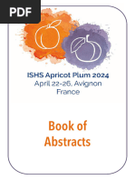 BookOfAbstracts ISHSPlumApricot2024 | PDF | Apricot | Plum