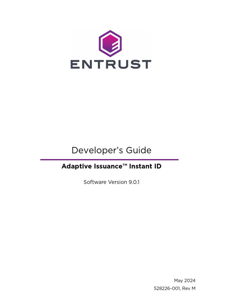 528226-001M Instant ID Developer's Guide | PDF | Software | Databases