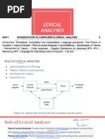 Lexemes, Tokens, and Patterns in Compilers | PDF | Implementation ...