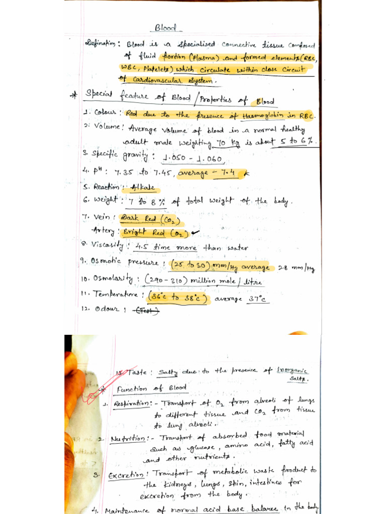 BLOOD FUNCTION IN HINDI PDF visual data 3