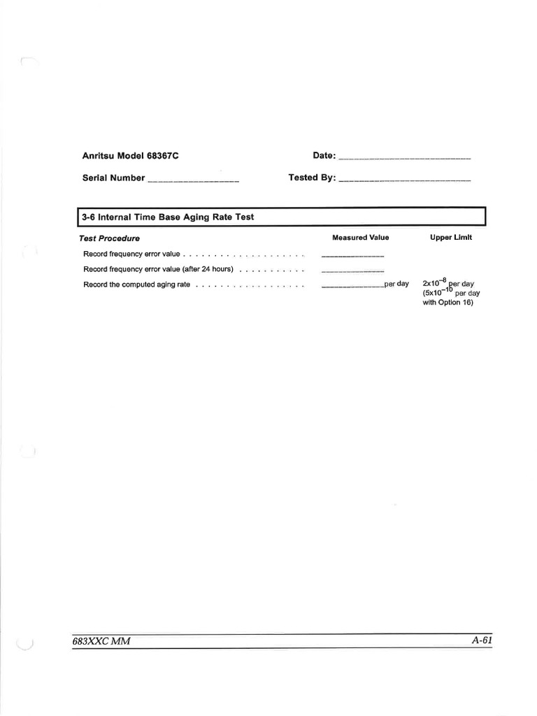 Test Record 68367C | PDF