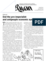 End The Pro-Imperialist and Antipeople Economic System: Editorial
