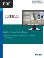 DoseEdge Pharmacy Workflow Overview | PDF | Pharmacy | Dose (Biochemistry)