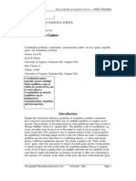 Coordination Games: Encyclopedia of Cognitive Science-Author Stylesheet