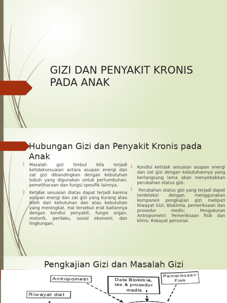 Gizi Dan Penyakit Kronis Pada Anak | PDF
