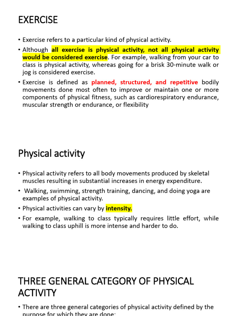 EXERCISE | PDF | Physical Fitness | Aerobic Exercise