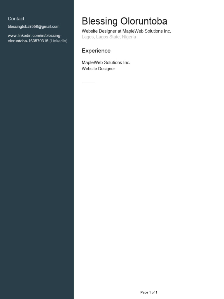 Profile | PDF