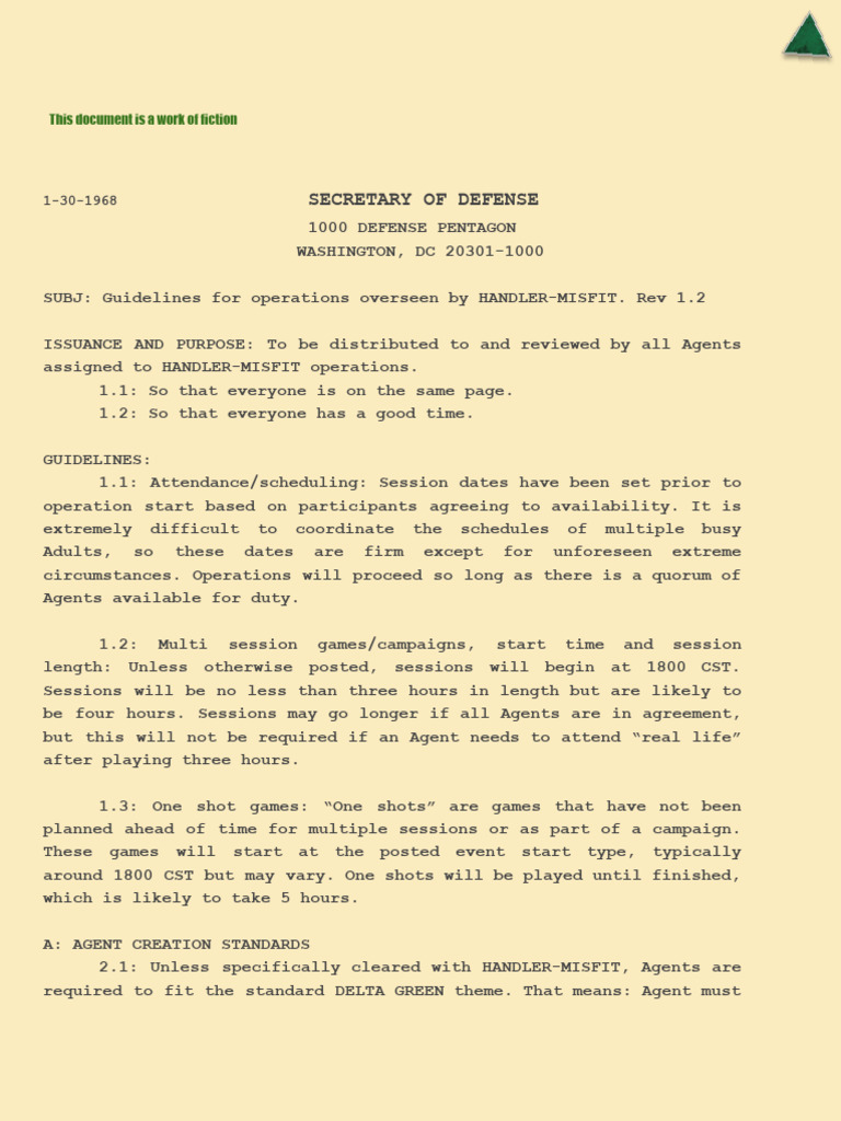 Dg Guidelines Caqm
