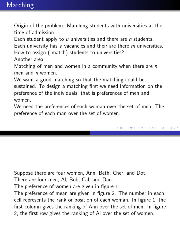 Matching Lec 35 | PDF | Language Arts & Discipline