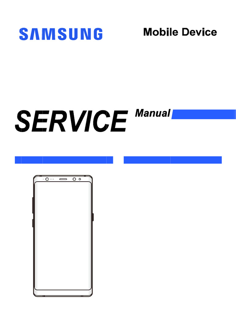 Samsung Mobile Device Service Manual | PDF | Computers