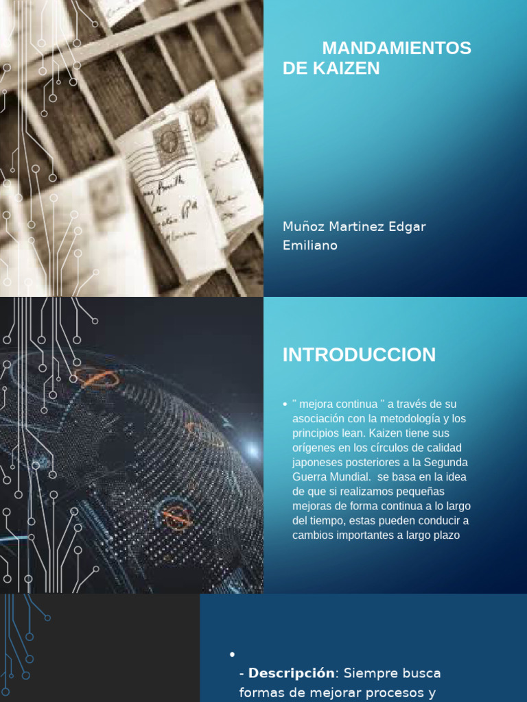 Mandamientos del Kaizen para Mejora Continua | PDF | Calidad (comercial ...