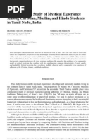 Download A Comparative Study of Mystical Experience Among Christian Muslim And Hindu Students in Tamil Nadu India by Keren Mice SN79669550 doc pdf