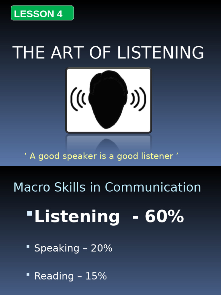 Mastering Active Listening Skills | PDF | Social Psychology | Psychology