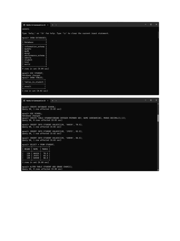 SQL Commands | PDF