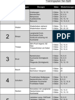 Trainingsplan