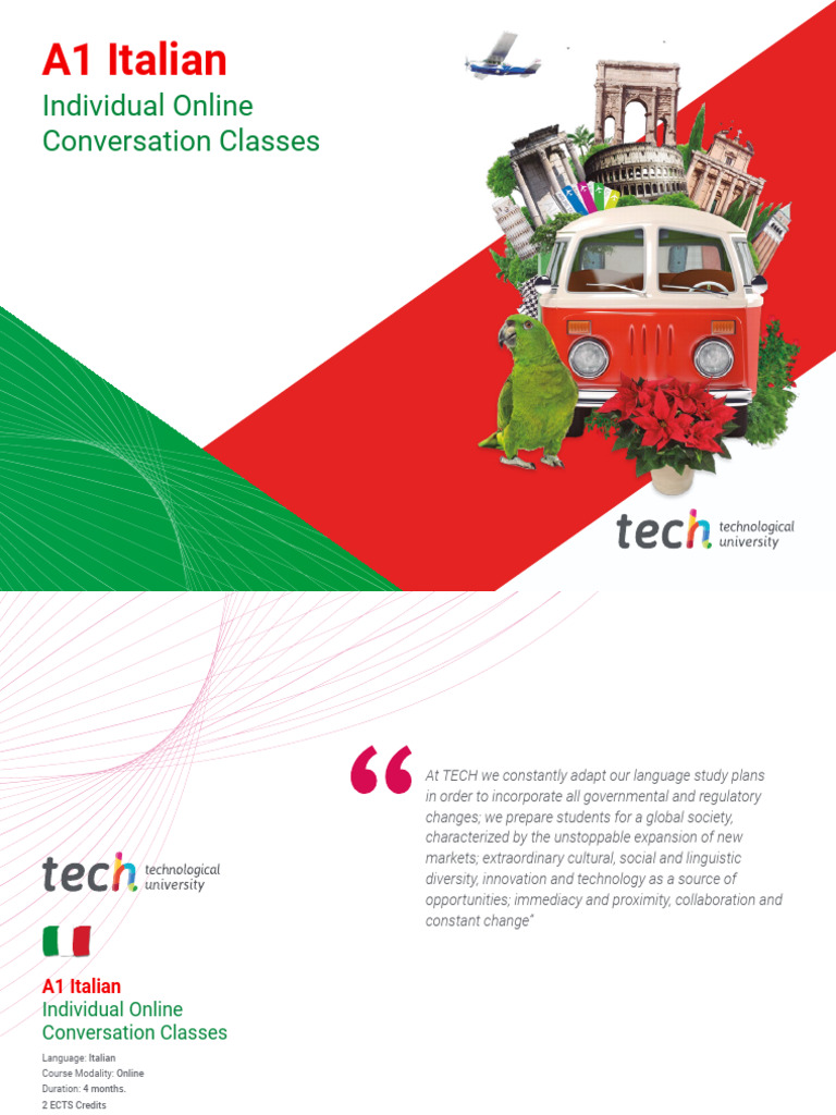 Online Language Class A1 Italian | PDF | Human Communication | Linguistics