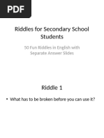 Virtual Office Riddles 50 Slides | PDF