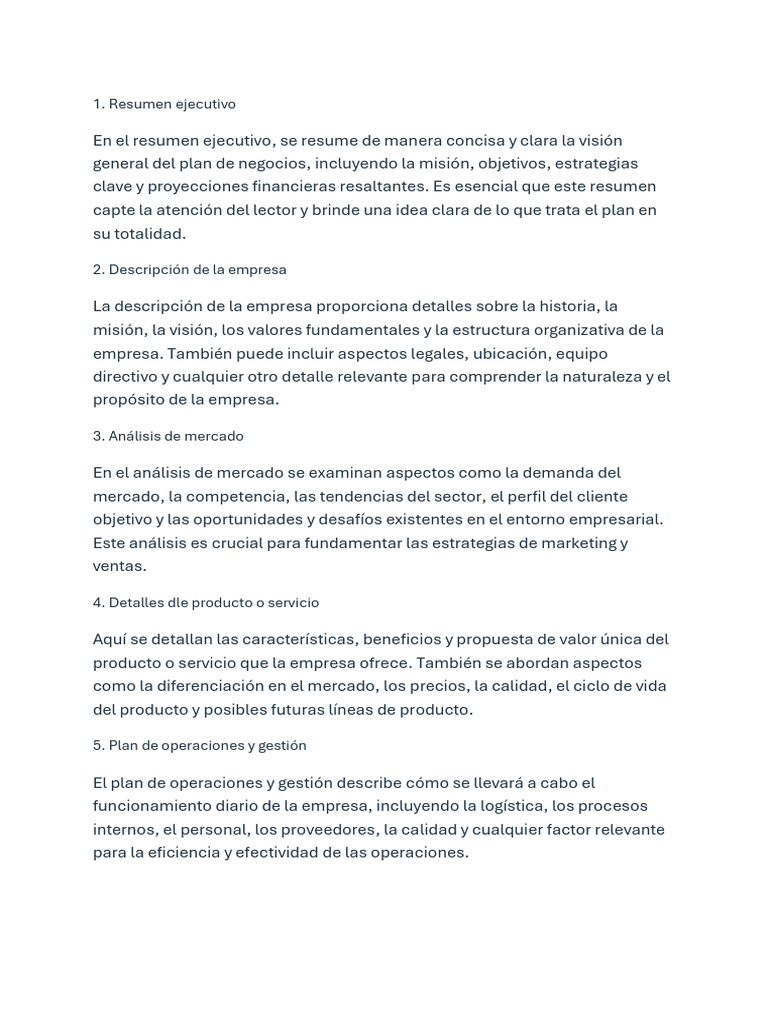 Cómo Crear un Plan de Negocios Efectivo | PDF | Plan de negocios ...