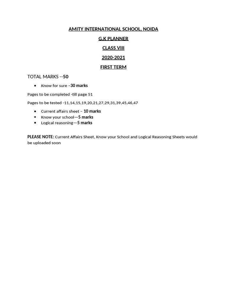 total-marks-amity-international-school-noida-g-k-planner-class