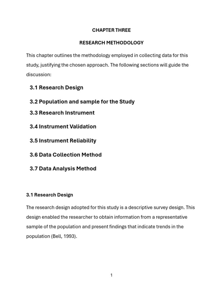 CHAPTER THREE Newwwwwwwww | PDF | Sampling (Statistics) | Survey ...