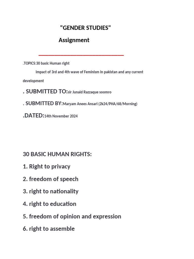 Feminism's Impact in Pakistan | PDF | Gender Studies | Feminism