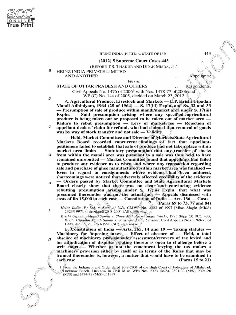 Supreme Court Judgment on Modak Case | PDF | Separation Of Powers ...