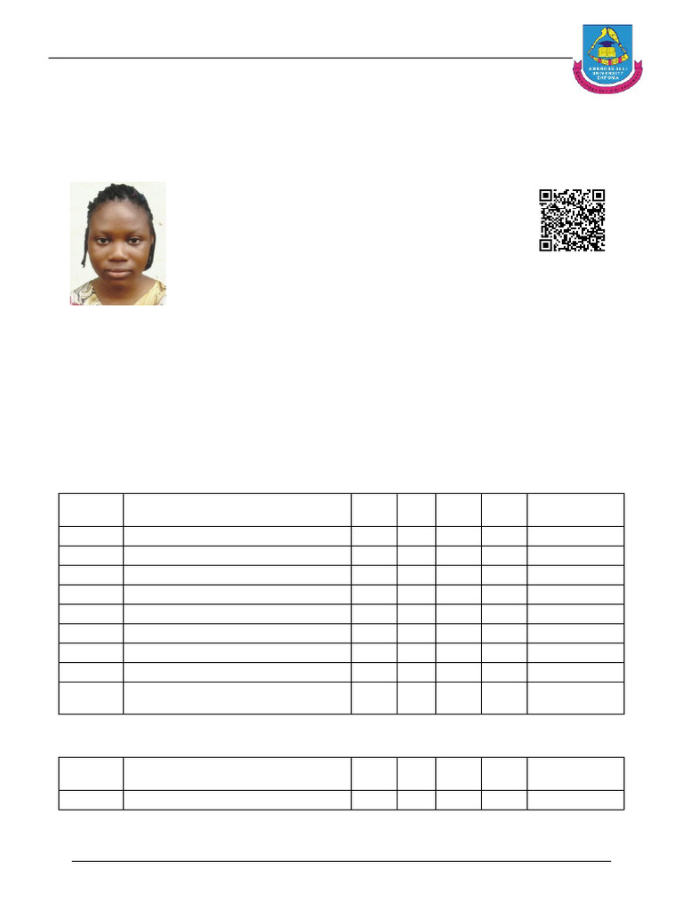 Course Registration Slip 2 | PDF | Physics | Science