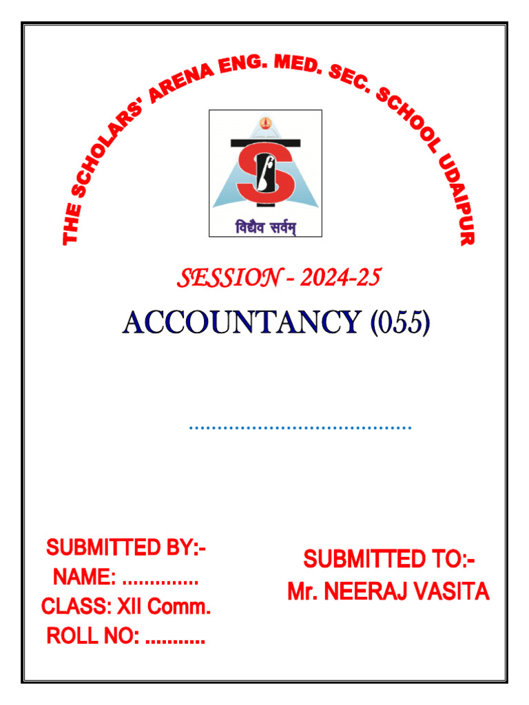 2024-25 CBSE Project File Template | PDF