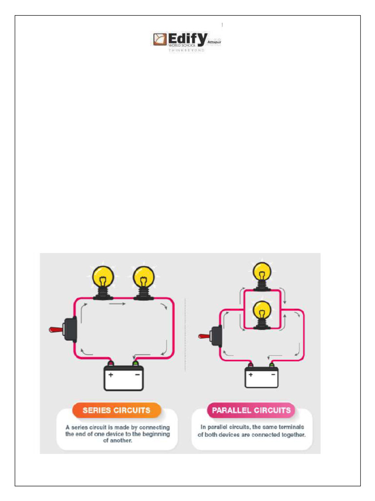Science Electricity | PDF | Series And Parallel Circuits | Electrical ...