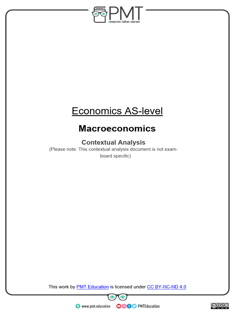 Contextual analysis pdf inflation macroeconomics