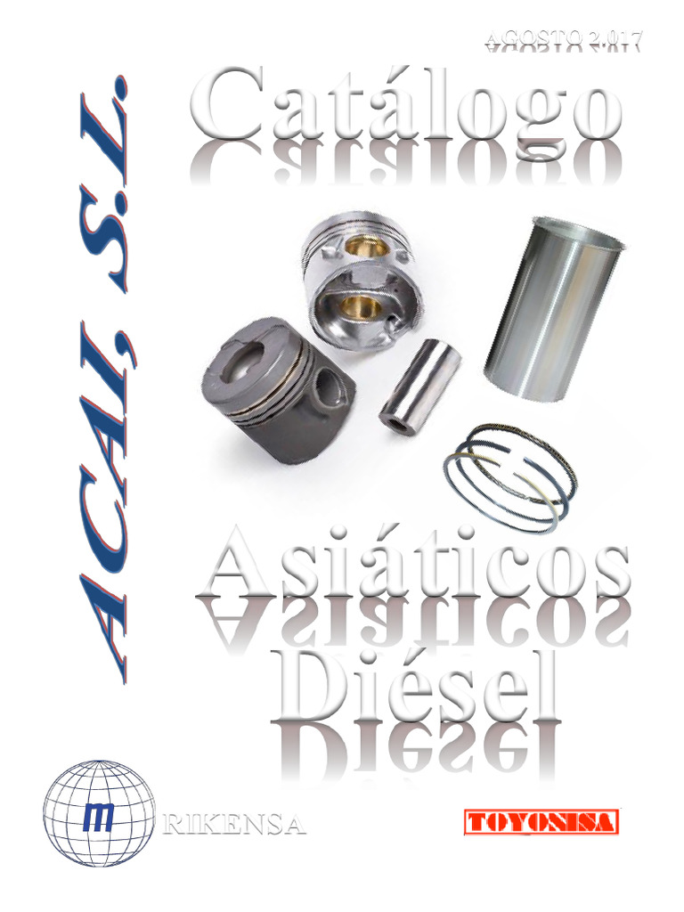 Asian Diesel Engine Parts Catalog | PDF | Piston | Car Manufacturers Of ...