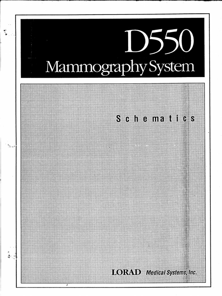 D550 Mammography System Schematics | PDF