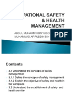 Occupational Safety & Health Management