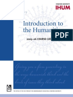 Ss of 2009: Introduction To The Humanities