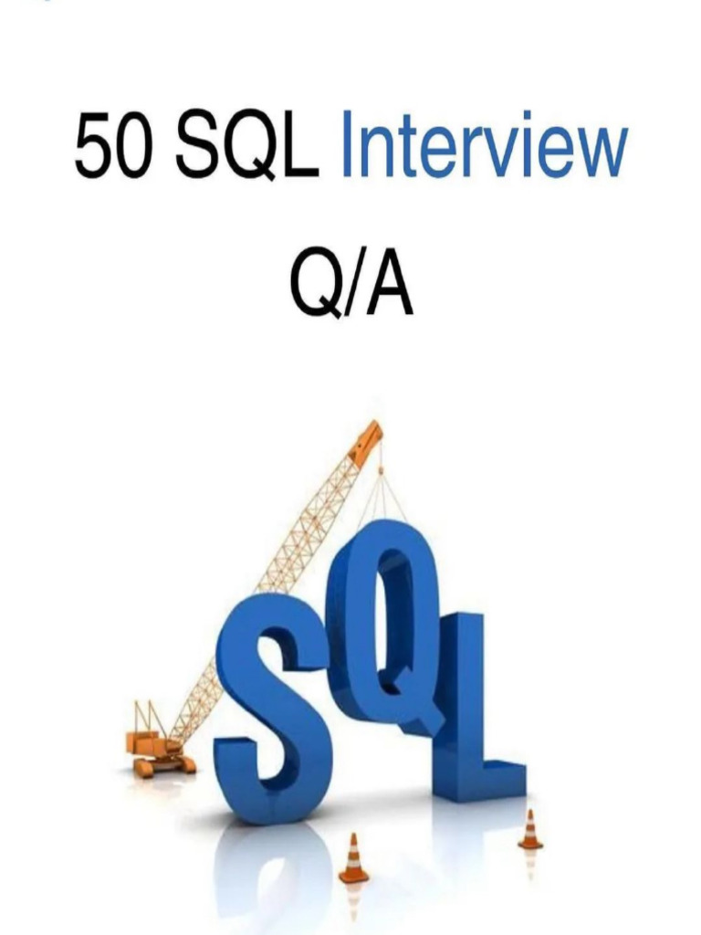 Top 50 SQL Interview Q - A | PDF