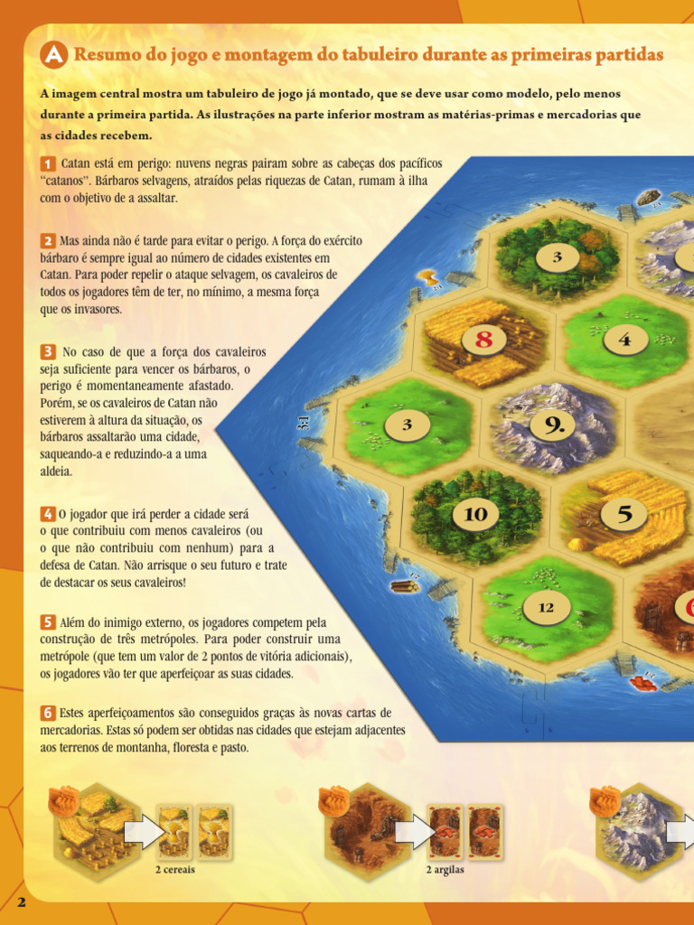 Regras da Expansão Catan: Cidades e Cavaleiros | PDF