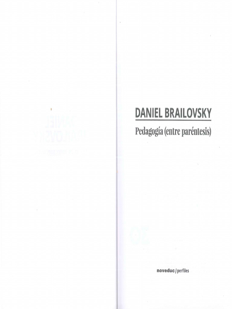 Brailovsky, Daniel (2019) Cap. 1 | PDF