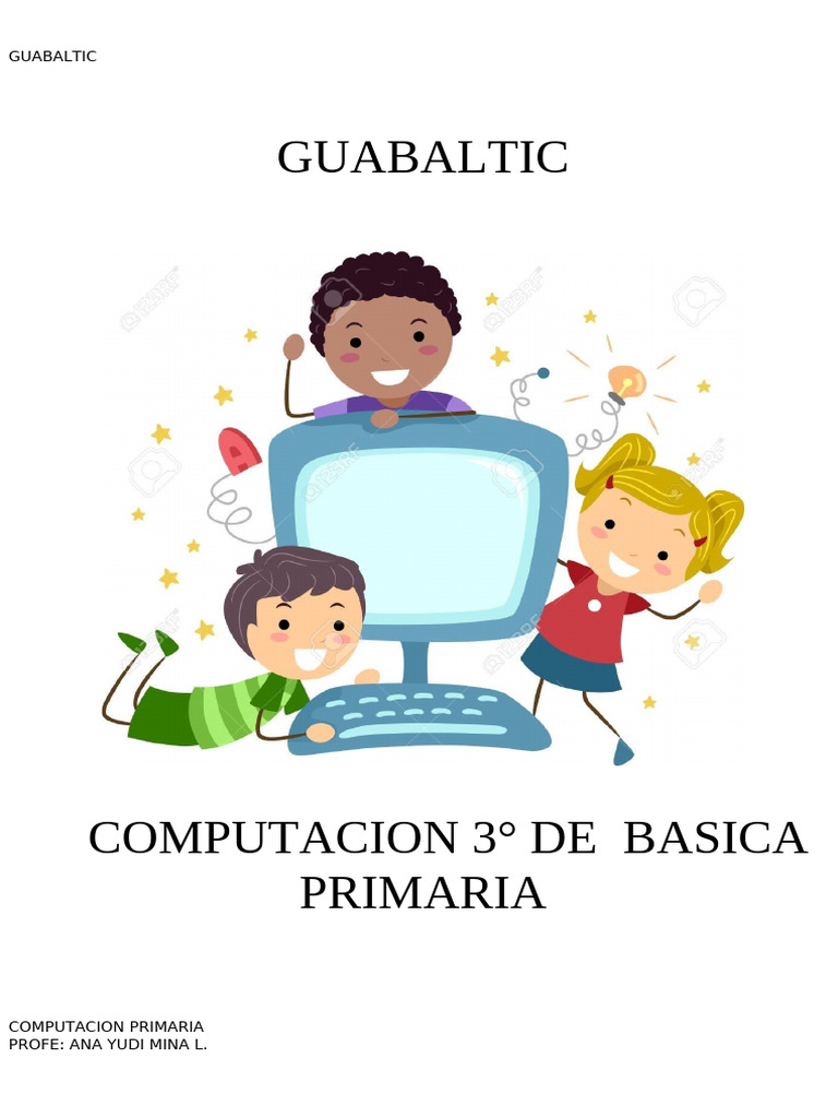 Computación 3er Grado - Primaria AnaY | PDF | Periférico | Hardware de ...