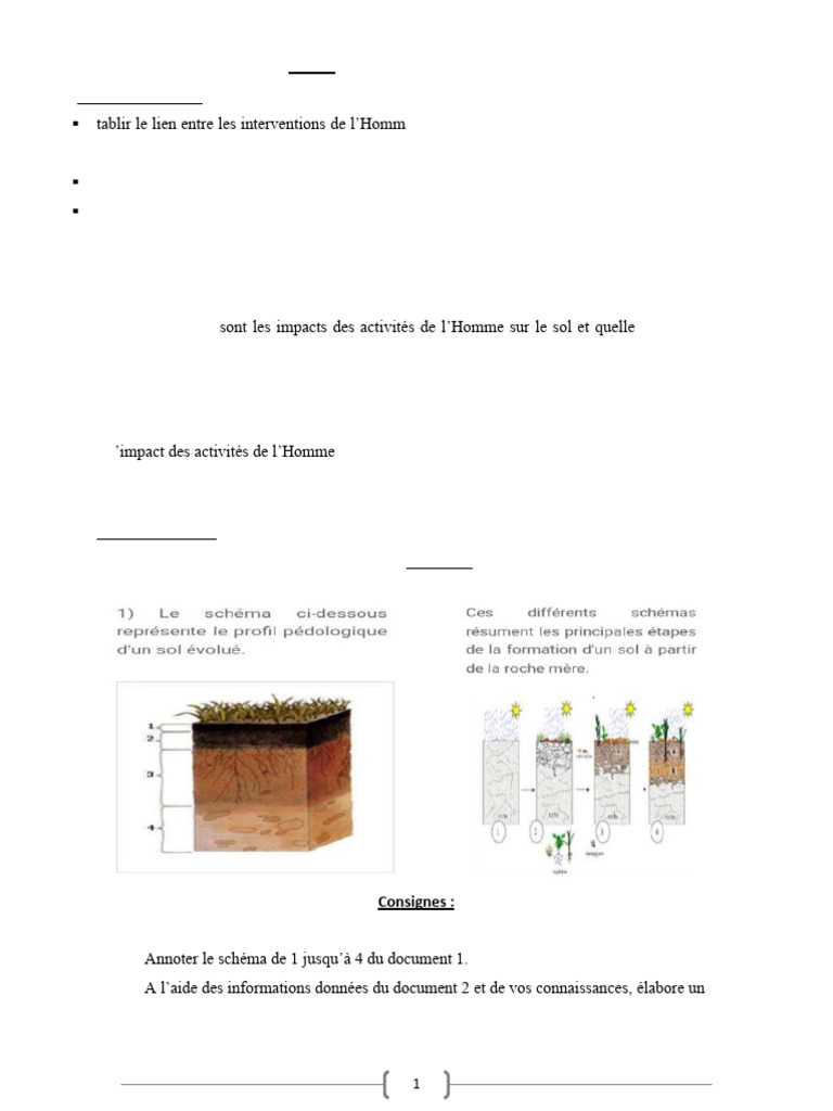 Protection et Dégradation des Sols | PDF | Sol (pédologie) | la pollution