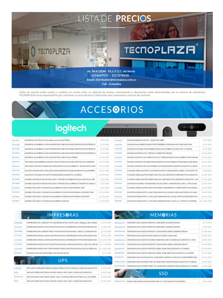 Productos de Audio y Periféricos | PDF | Lenovo | Unidad de estado sólido