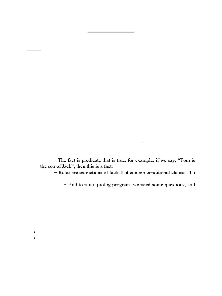 Prolog Programming for AI Applications | PDF | Computing | Computer ...