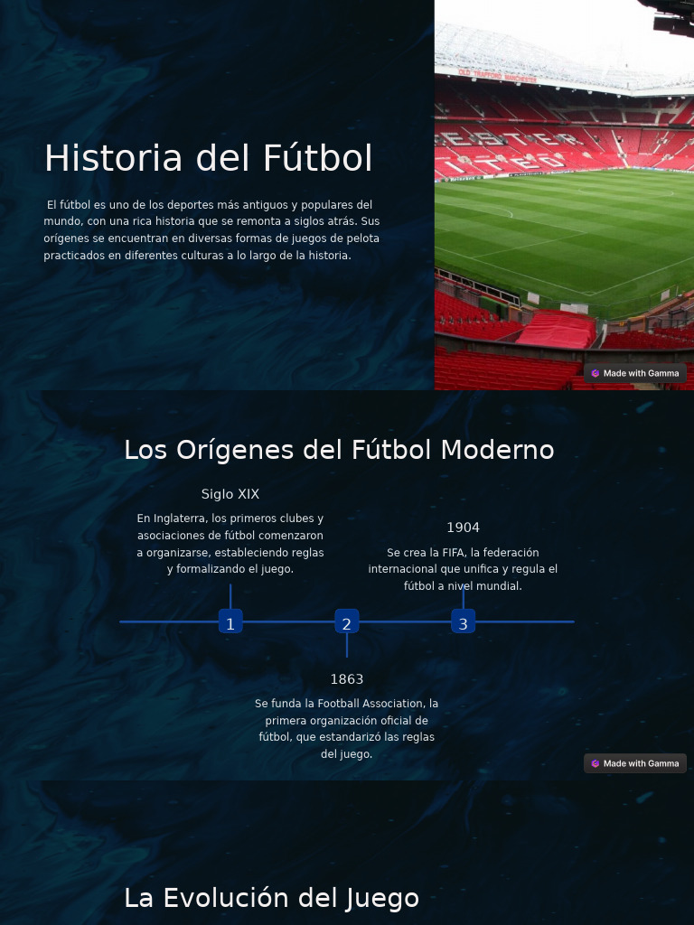 Historia Del Futbol | PDF | Asociación de Futbol | Deportes