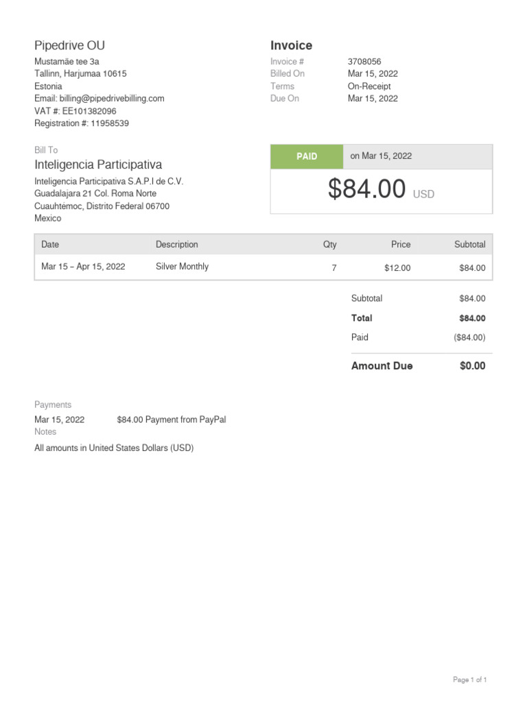 Invoice 3708056 | PDF