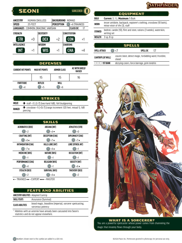 Pregens Seoni Lvl1 | PDF