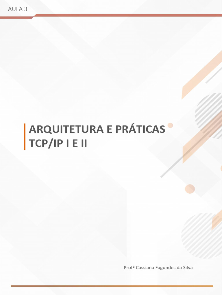 Tipos de Endereços Da Pilha TCP - IP | PDF | Endereço de IP | Sistema ...