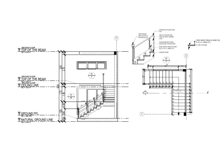 STAIR-DETAIL | PDF | Structural Engineering | Building Engineering